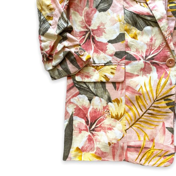 JOIE Pink Floral Blazer | Size 10 NWT - Picture 6 of 9